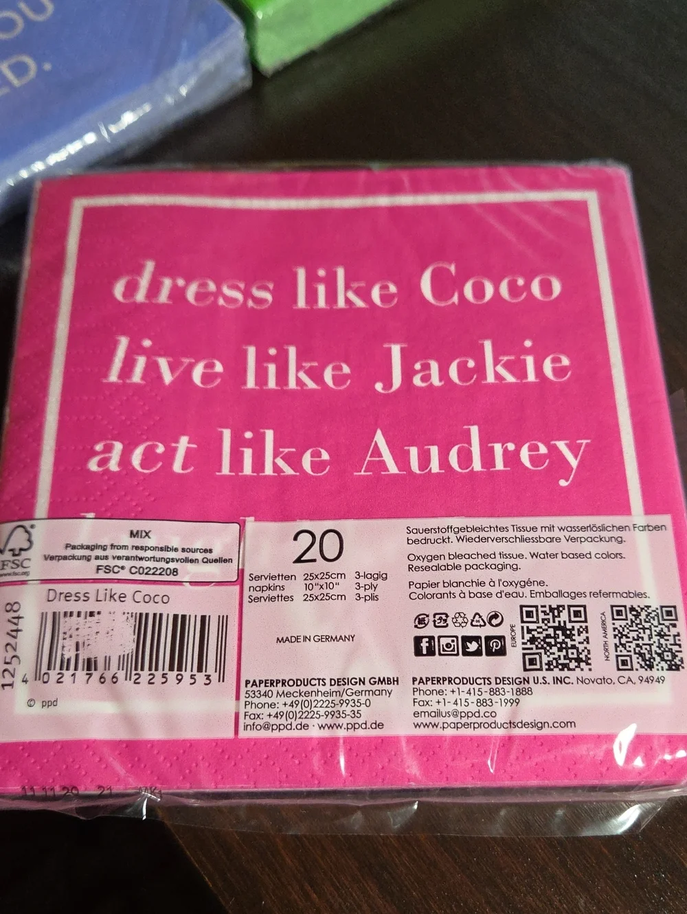 Nine Packages Paper Cocktail Napkins